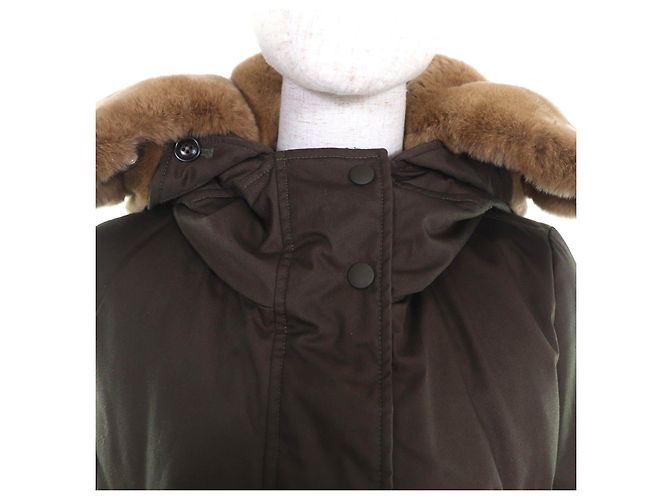 Autre Marque Parka COCOON de algodón y plumón Woolrich Verde Caqui - vista 4