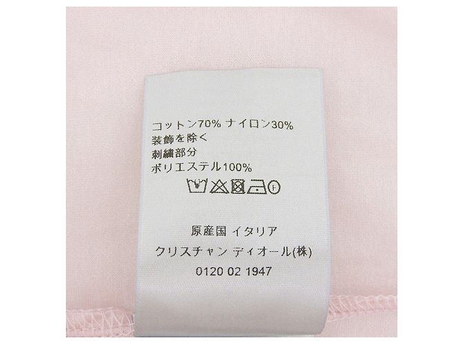 Polo de manga larga Dior de algodón Rosa - vista 7