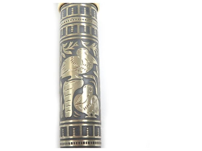 Autre Marque Pelikan Souverän Au750 Füllfederhalter Schwarz Golden - Ansicht 8