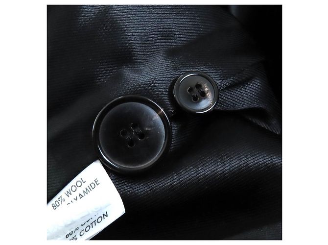 Autre Marque Lange Weste aus Wolle Dries Van Noten Blau Marineblau - Ansicht 10