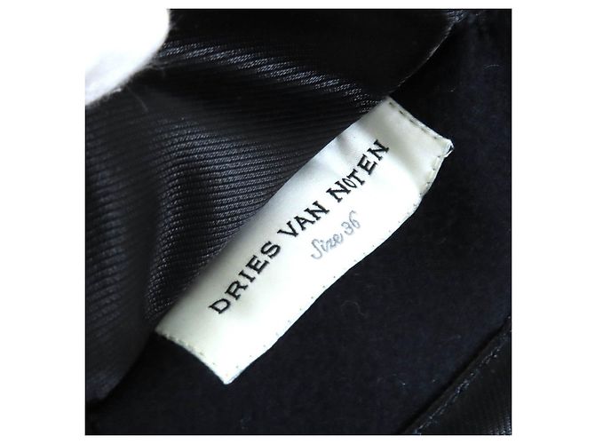 Autre Marque Lange Weste aus Wolle Dries Van Noten Blau Marineblau - Ansicht 7
