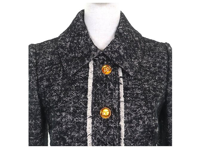 Dolce & Gabbana Chaqueta de Tweed Dolce&Gabbana Negro - vista 4