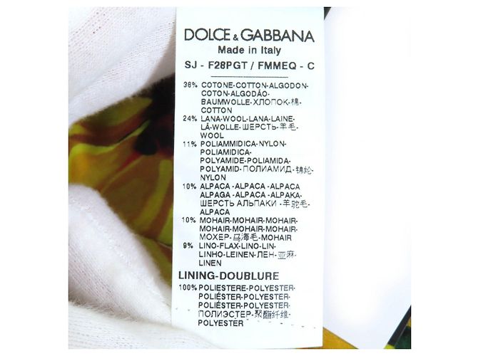 Dolce & Gabbana Chaqueta de Tweed Dolce&Gabbana Negro - vista 9