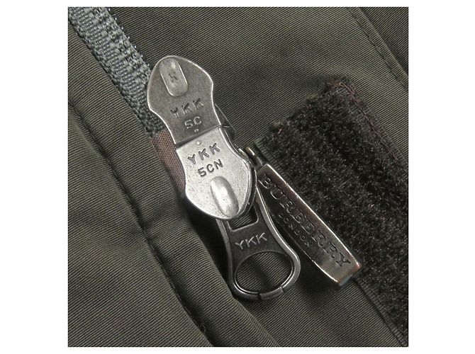 Chaqueta de plumón de algodón Burberry London Verde Caqui - vista 5