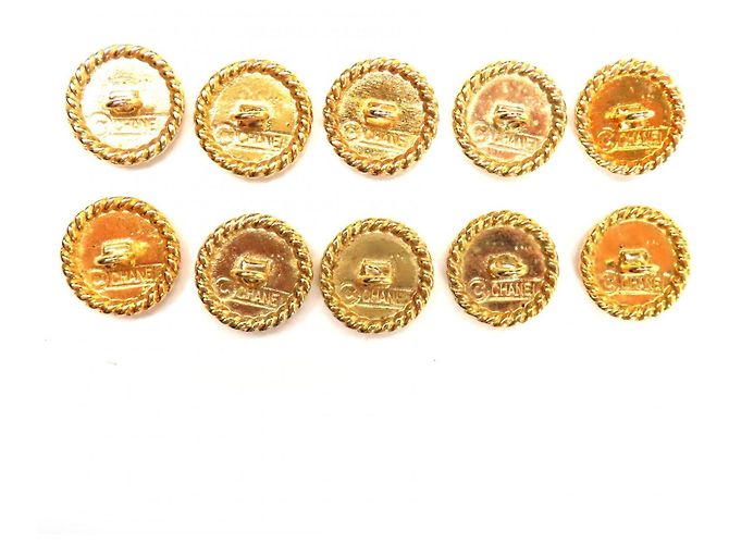 Timeless Set di bottoni a quadrifoglio Chanel Accessorio D'oro - vista 2