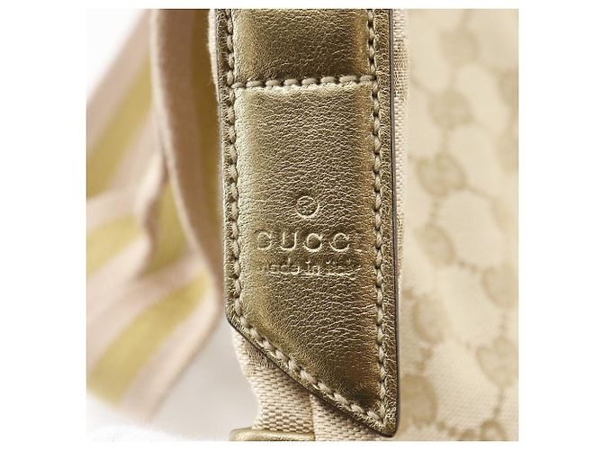 Borsa a Spalla Gucci GG Canvas Beige - vista 12