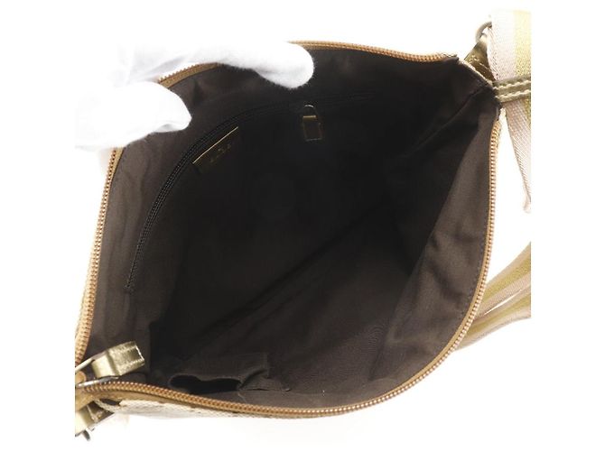 Borsa a Spalla Gucci GG Canvas Beige - vista 6
