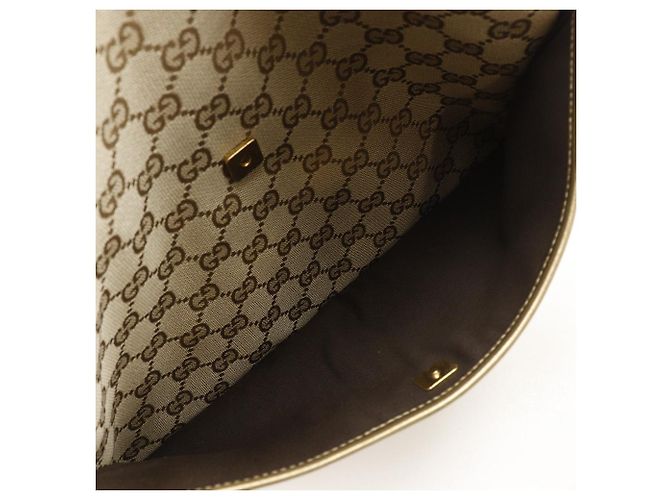 Borsa a Spalla Gucci GG Canvas Beige - vista 8