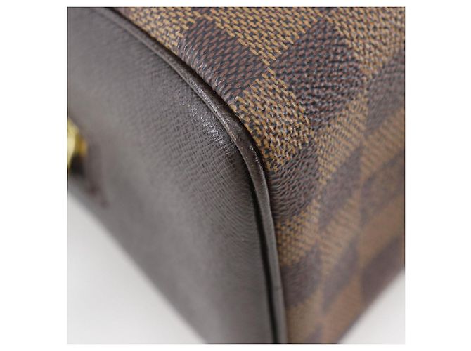 Borsa Louis Vuitton Brera Damier Marrone - vista 4