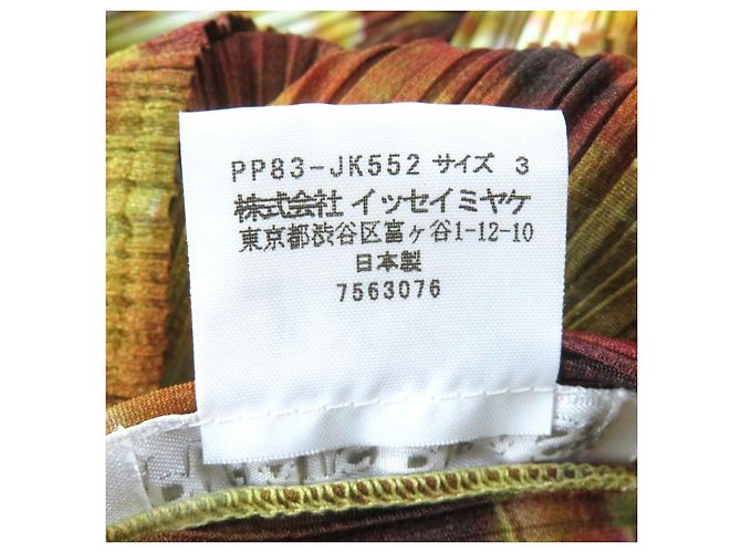 Issey Miyake Conjunto de camiseta y minifalda con estampado Popcorn PLEATS PLEASE Castaño Amarillo - vista 10