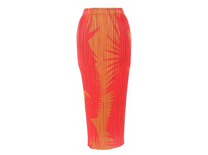 Issey Miyake PLEATS PLEASE Two-Piece Set Polyester Set Red - view 5