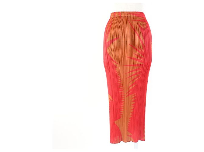 Issey Miyake PLEATS PLEASE Two-Piece Set Polyester Set Red - view 7