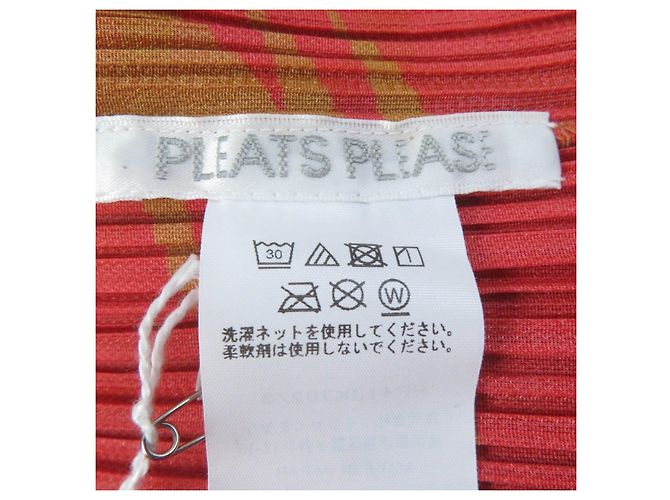 Issey Miyake PLEATS PLEASE Two-Piece Set Polyester Set Red - view 8
