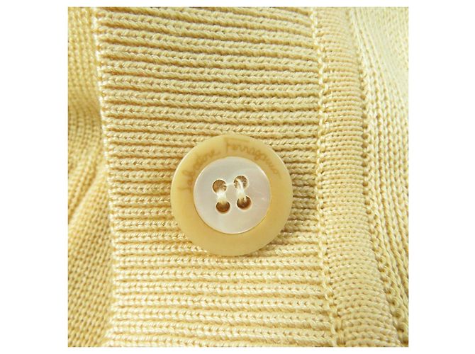 Completo in maglia a 2 pezzi Salvatore Ferragamo Giallo - vista 10