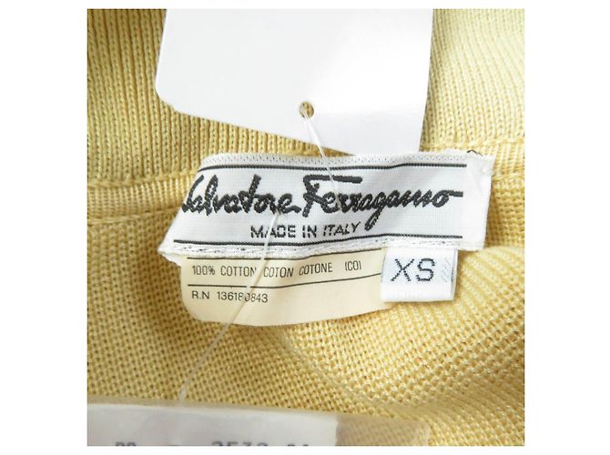 Completo in maglia a 2 pezzi Salvatore Ferragamo Giallo - vista 11