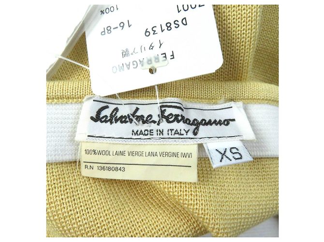 Completo in maglia a 2 pezzi Salvatore Ferragamo Giallo - vista 13