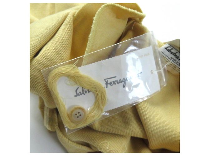 Completo in maglia a 2 pezzi Salvatore Ferragamo Giallo - vista 15