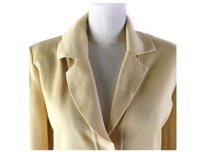 Completo in maglia a 2 pezzi Salvatore Ferragamo Giallo - vista 4