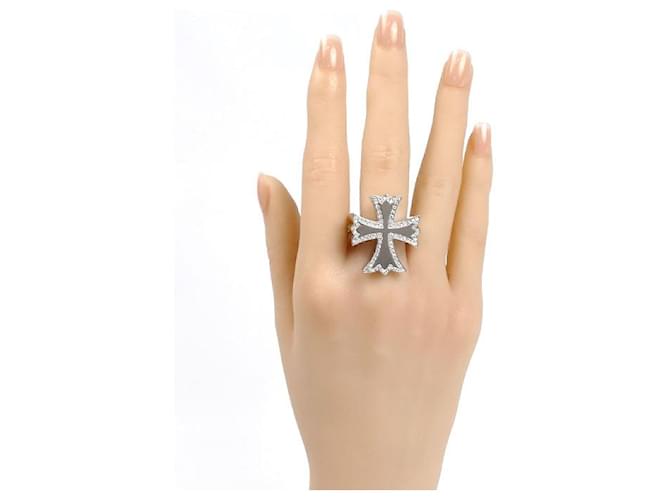 Autre Marque Platin-Diamant-Ring Silber - Ansicht 7