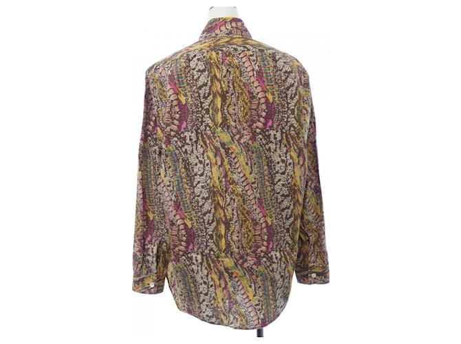 Autre Marque Camicia Needles Marrone Rosa Giallo - vista 2