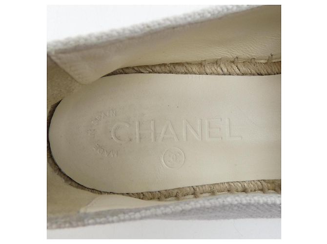 Timeless Chanel Leder-Pumps Blau Marineblau - Ansicht 6