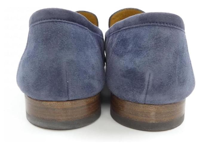 Hermès Sneakers in pelle Hermes 41 Blu Blu navy - vista 5