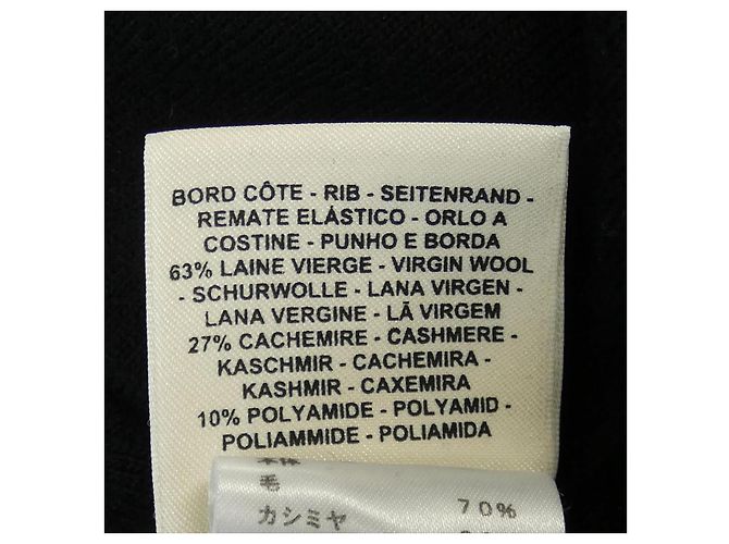 Hermès Hermes Kleid Kaschmir-Mischung Größe 40 Schwarz - Ansicht 4
