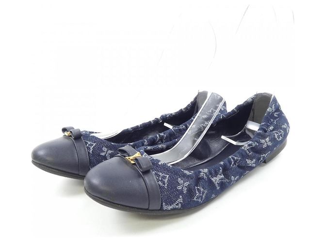 Scarpe basse Louis Vuitton Blu Blu navy - vista 3