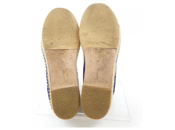 Céline CELINE Lederschuhe Blau - Ansicht 4