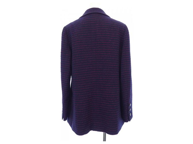 Timeless Giacca Chanel Rosa Blu Blu navy - vista 2