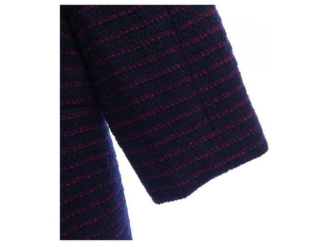 Timeless Giacca Chanel Rosa Blu Blu navy - vista 6