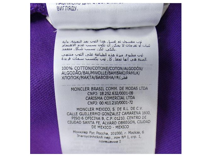 Camiseta Moncler Púrpura - vista 3