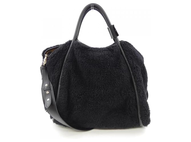 Teddy Bear Bag Max Mara Schwarz - Ansicht 3