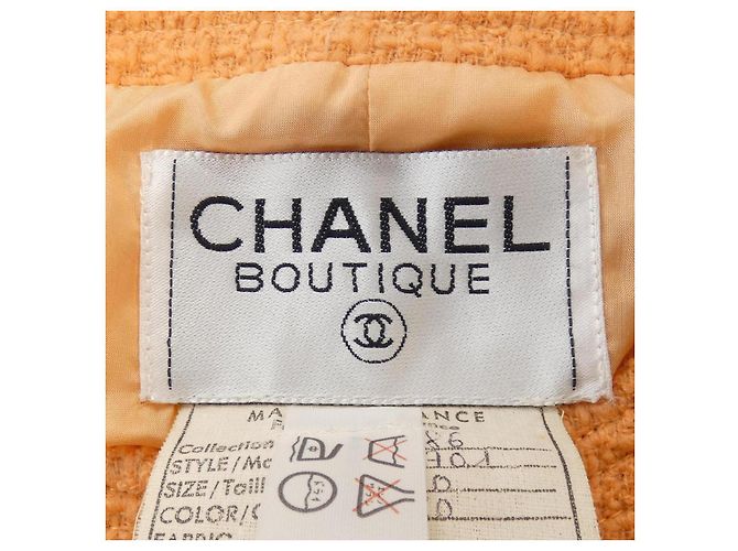 Timeless Conjunto de Tailleur Chanel Laranja - vista 4