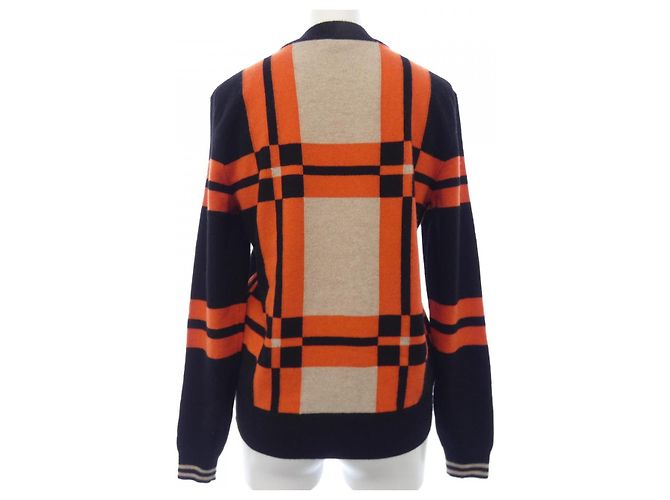 Hermès Hermes 3H2620DD Punto de cachemira 34 Negro Roja Beige - vista 2