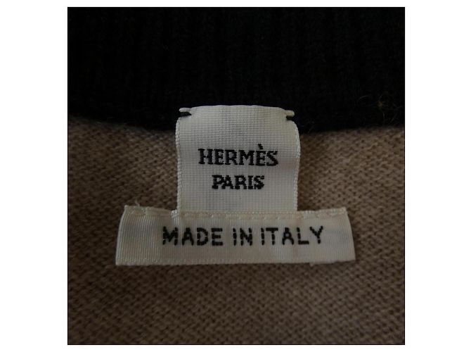Hermès Hermes 3H2620DD Punto de cachemira 34 Negro Roja Beige - vista 4
