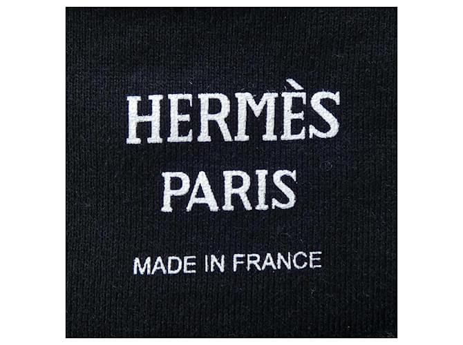 Camiseta Hermès de algodón Negro Blanco - vista 4