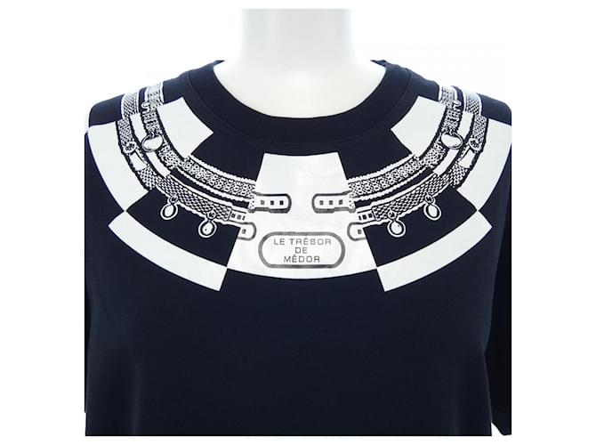 Camiseta Hermès de algodón Negro Blanco - vista 5