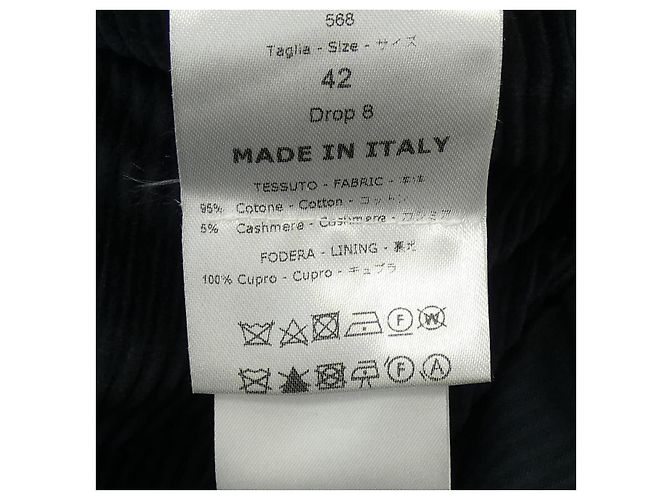 Autre Marque Completo in misto cashmere De Petrillo Blu Blu navy - vista 4