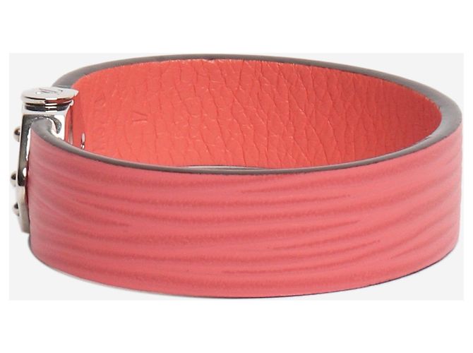 Louis Vuitton Bracciale in pelle rosa - vista 2