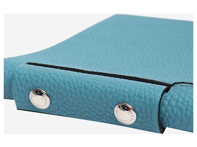 Hermès Libro de fotos en cuero azul - vista 3