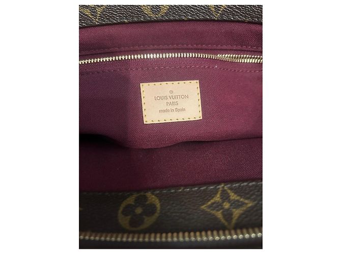 Borsa Tote Louis Vuitton Monogram Canvas Neverfull MM Marrone Monogramma - vista 12