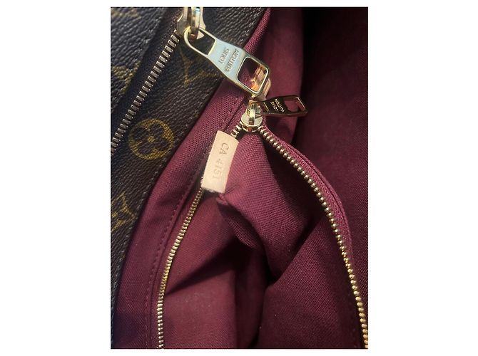 Borsa Tote Louis Vuitton Monogram Canvas Neverfull MM Marrone Monogramma - vista 14