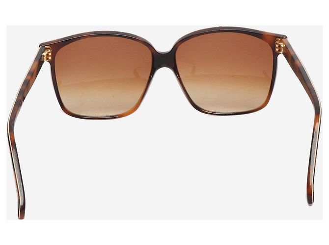 Emmanuelle Khanh Leopard-Sonnenbrille Braun - Ansicht 3
