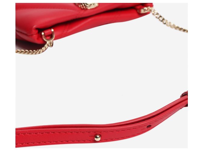 Bulgari Borsa a tracolla Serpenti rossa Rosso - vista 4