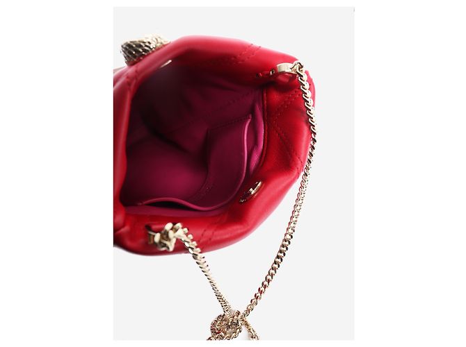 Bulgari Borsa a tracolla Serpenti rossa Rosso - vista 7