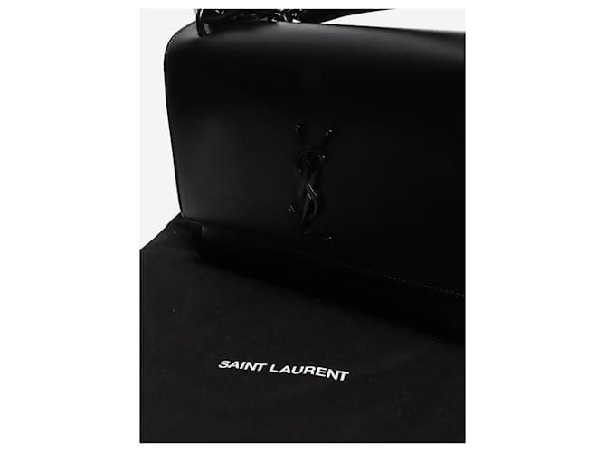 Saint Laurent Borsa Sunset nera, media Nero - vista 8