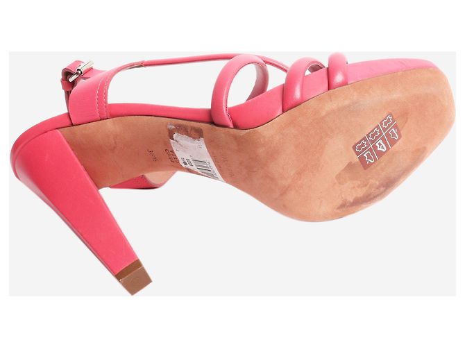 Philosophy Di Alberta Ferretti Rosa Leder Riemchen-Sandalen - Größe EU 38.5 Pink - Ansicht 5