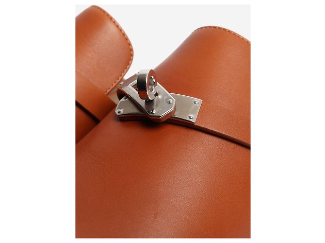 Kelly Hermès Clogs aus Leder in Tan - Größe EU 39 Braun - Ansicht 4
