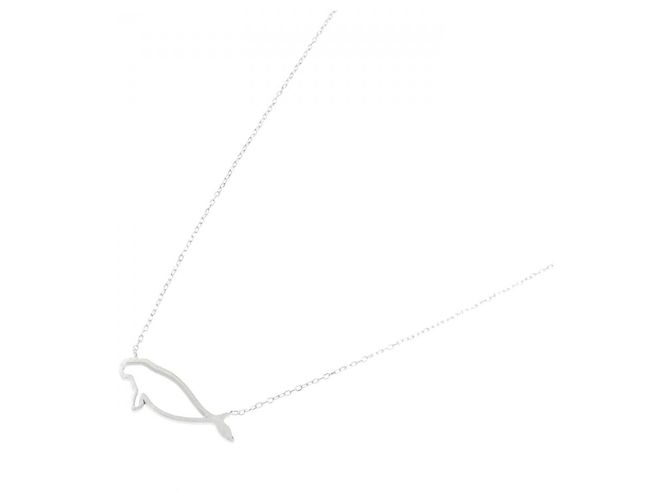Autre Marque Collana in oro bianco Au750 Argento - vista 2